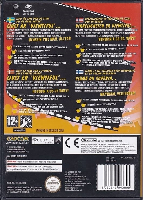 Viewtiful Joe 2 - GameCube spil (B Grade) (Genbrug)